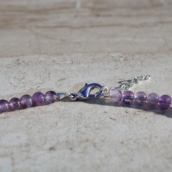 Amethyst Crystal Choker Necklace - Picture 3 of 7